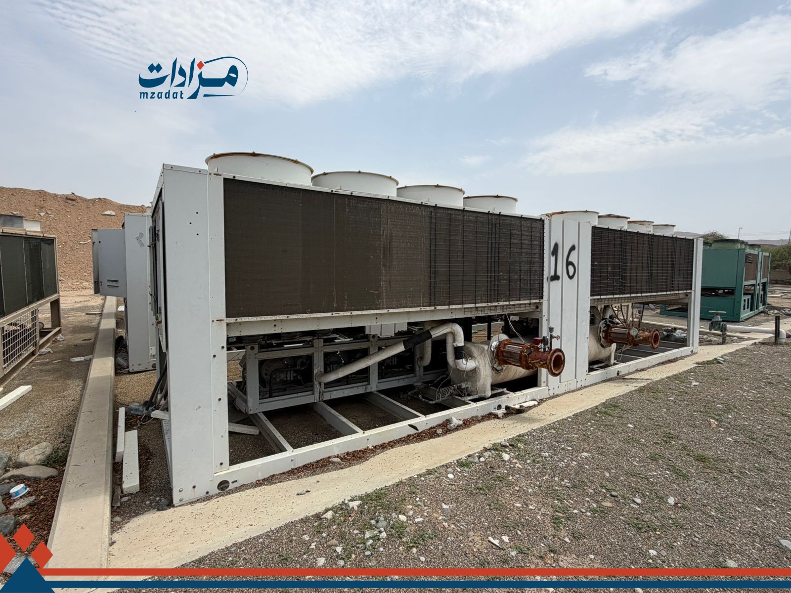 16-Air Cooled Chiller 3X200TR& 2X100TR